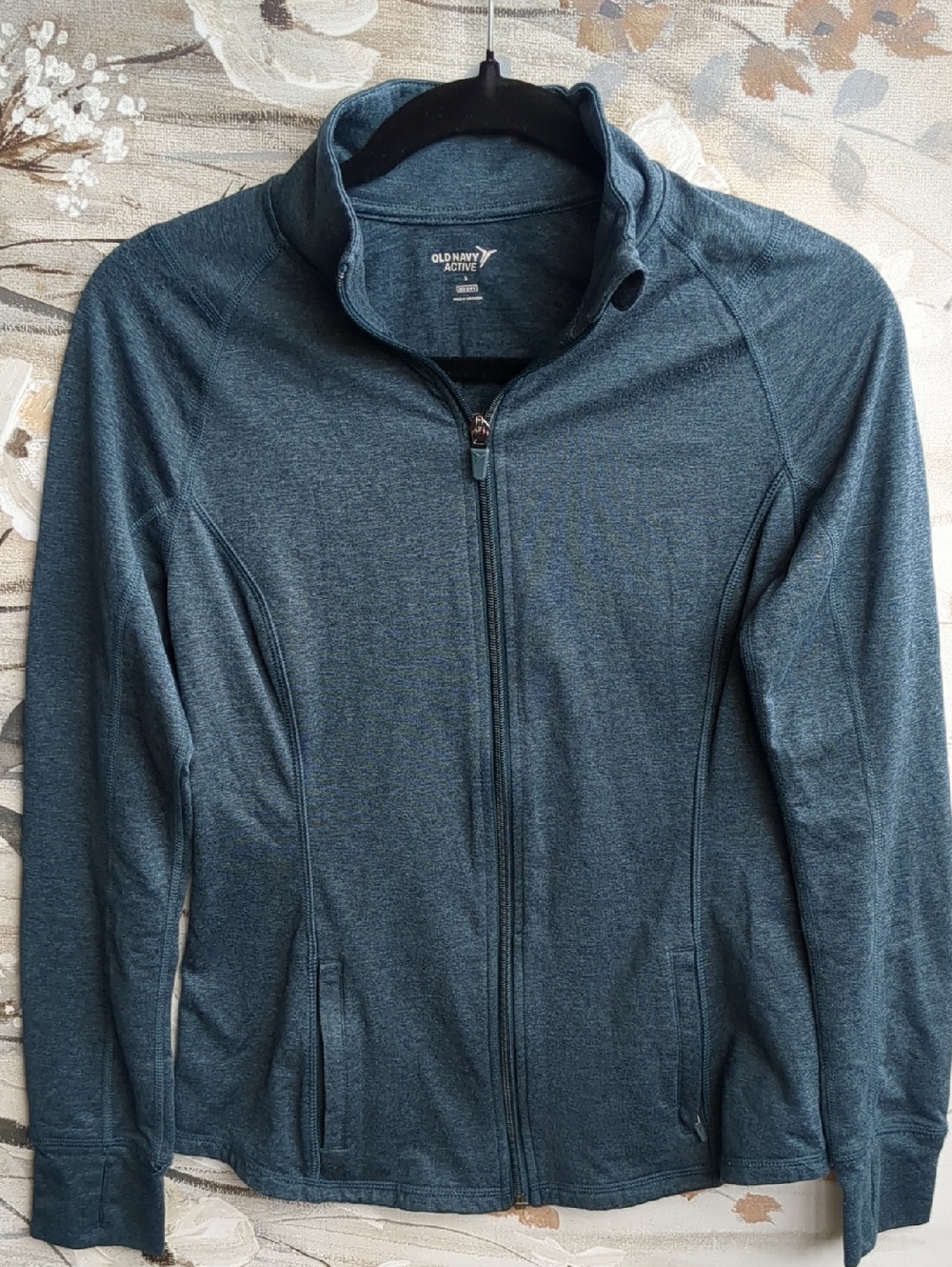Old Navy Teal Full-Zip Women's Active Jacket